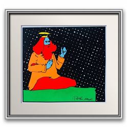 Peter Max- Original Vintage hand pulled Serigraph on paper   Untitled 