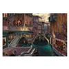 Image 1 : Robert Finale, "Venice Romance" Hand Signed, Artist Embellished Limited Edition on Canvas with COA.