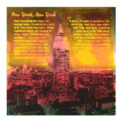 Ringo Daniel Funes, (Protege of Andy Warhol's Apprentice, Steve Kaufman), "New York, New York" One-o