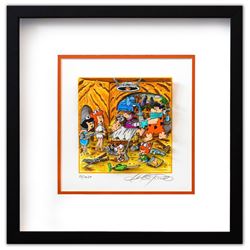 Charles Fazzino- 3D Construction Silkscreen Serigraph "Operation Bedrock"