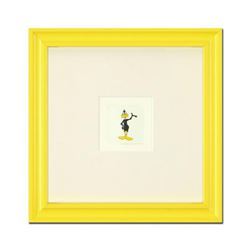 "Daffy Duck" Framed Limited Edition Etching with Hand-Tinted Color and Numbered.