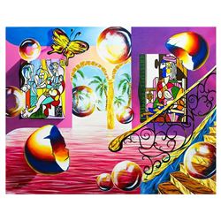 Alexander Astahov- Original Oil on Canvas "Miami Beach View"