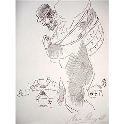 MARC CHAGALL ORIGINAL HAND SIGNED PRINT 1966 #1501883