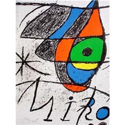 JOAN MIRO ORIGINAL SIGNED COLOUR LITHOGRAPH #1501886