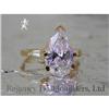Image 1 : RHJ Delicate Cubic Zirconium Pear Shape Ring #1501889