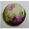 Image 1 : VICTORIAN HAND PAINTED PORCELAIN BROOCH  #1501961
