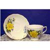 Image 1 : Cup & Saucer SHABBY CHIC Yellow Roses #1502019