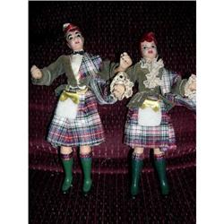 6.5" Scottish Flagg Doll Pair #1502177