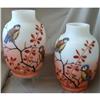 Image 1 : 2 BRISTOL ENAMELED GLASS VASES #1502205