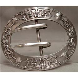 UNGER BRO'S ART NOUVEAU STERLING SILVER BUCKLE #1502210