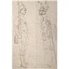 Image 1 : DRAWING OF 2 FRENCH NAPLEONIC SOLDIERS 1821 #1502217