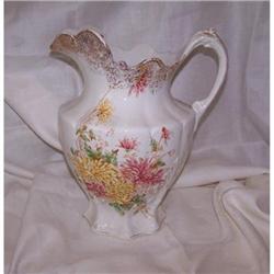 Antique Victorian Wash Pitcher Edwin Knowles #1502222