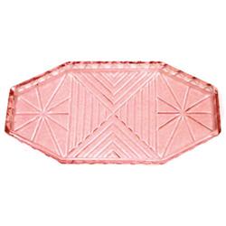 Tiffin Pink Chipperfield Art Deco Vanity Tray #1502285