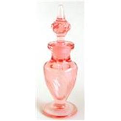 Tiffin Pink Depression Glass Perfume Bottle #1502413