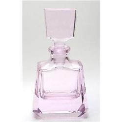 Lilac Pink Lead Crystal Perfume Bottle #1502583