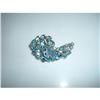 Stunning Vintage Ice Blue Rhinestone Brooch #1502611