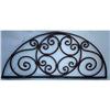 Image 1 : Wrought iron Half Round Door Transom #1502647