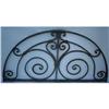 Image 1 : Wrought iron half round Doors transom #1502648