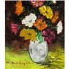 Image 1 : PR ORIG OIL PAINTINGS OF FLOWER ARRANGEMENTS #1502662