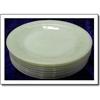 Image 1 : Fire-King Jane Ray Jadeite Dinner Plates (8) #1502677