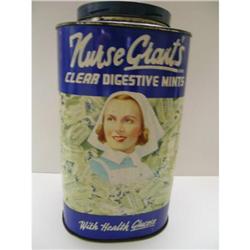 Nurse Grant's Clear digestive Mints English Tin#1502700