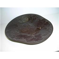 Bakelite Serving Tray Leaf Design #1502708