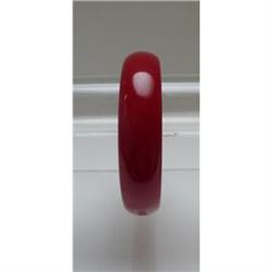 Bakelite Vintage Red Chunky Bangle #1502712