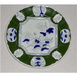 English Ironstone Chinoiserie Plate Early 19th #1502721