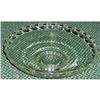 Image 1 : Depression Glass Woven Edge Crystal Console #1502743