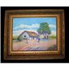 Image 1 : Painting Oil representing a house #1502784