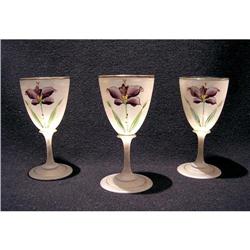 3 Venetian Glass with Enamel #1502840