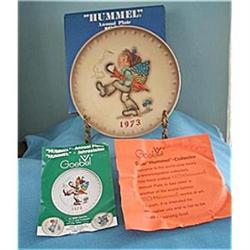 Goebel 1973 Globe Trotter Hummel Plate #1502999