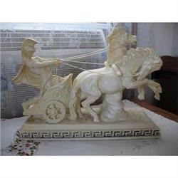 A. Santini Roman Chariot Sculpture #1503038