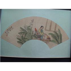 fine Chinese Fan Painting #1503046