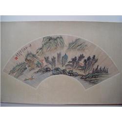 fine Chinese Fan Painting #1503048