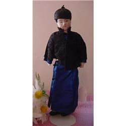 Doll Cloth Oriental Man Missionary Society #1503066