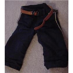 Doll Terri or Jerri Navy Riding Pants + Belt #1503081