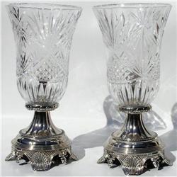 Godinger Silver Art and Crystal Buffet Lamps #1503124