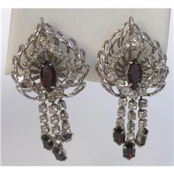 Antique Rhinestone Earrings #1503133