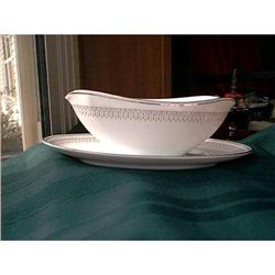 Gravy Boat with Attached Tray by Noritake #1503232