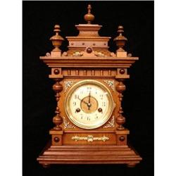 A German Oak Table Clock #1503241