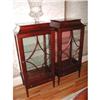 Image 1 : Mahogany China Bookcase Cabinets Desk C.1850 #1514610
