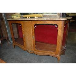 French Louis XV St. sideboard with marble top #1514634