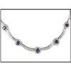 Image 1 : SAPPHIRE DIAMOND NECKLACE WAS $8,500.00 #1514664