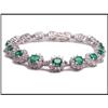 Image 1 : ELEGANT EMERALD DIAMOND BRACELET (was $7400.) #1514665