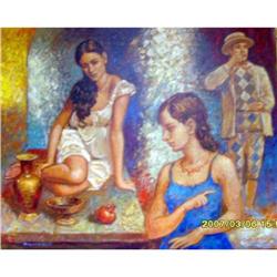 GALUST DARBINYAN ORIGINAL OIL PAINTING #1514863