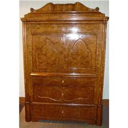 Antique Biedermeier Secretary Secretaire #1514955