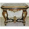 Image 1 : Marble Top Hall Foyer Side Center Table #1514983