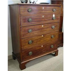 Georgian Mahogany Chest #1515043