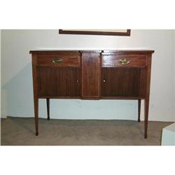 Small George III tambour sideboard, circa 1785 #1515057